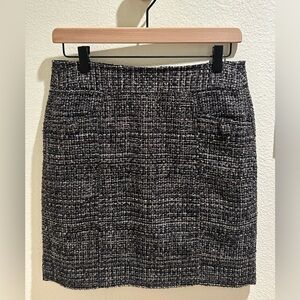 Banana Republic Lined Tweed Skirt